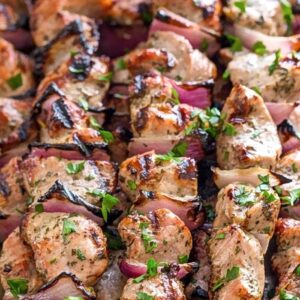 Brochetas mixtas o 1 carne